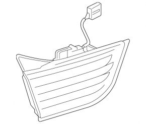 Inner tailgate light, left, BMW 4 F32/33-17 14-16 Convertible, Coupe