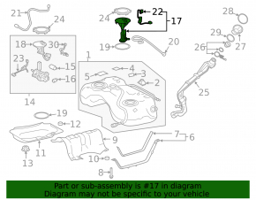 Fuel level sensor Toyota Rav4 19- 2.5