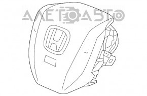 Honda Civic X FC 16-21 steering wheel airbag