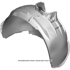 Front left fender liner Chevrolet Malibu 16-18