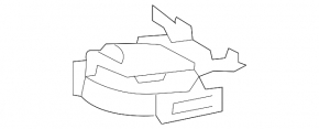 Driver's seat lower cushion blower fan Lexus ES300h ES350 13-18