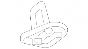 Infiniti QX50 19- Trunk Door Lock Hook