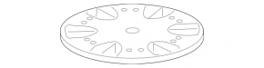 Mercedes W211 spare wheel carrier
