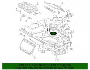 Mercedes W211 spare wheel carrier