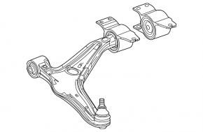 Lower front left control arm Mercedes EQB-class X243 22-25