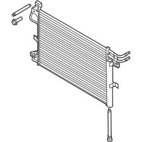 Air conditioner radiator condenser Ford Explorer 11-19 3.5 POLCAR