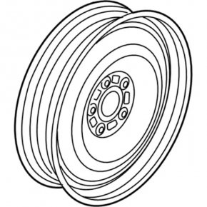 Spare tire for Lincoln MKZ 17-20 R18