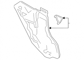 Window lift mechanism rear right Ford Explorer 20-