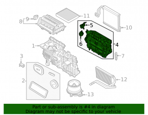 Heater assembly Ford Bronco Sport 21-25 auto
