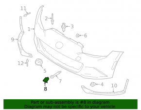 Mazda MX-5 16-25 Front Bumper Tow Hook Cap