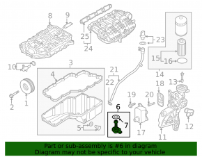Engine Oil Level Sensor Audi A6 C8 19-