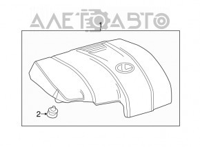 Lexus RX450h Engine Cover 16-22