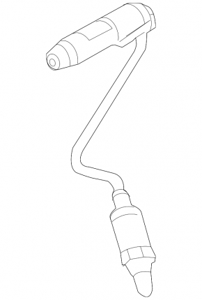Lambda probe left second BMW X5 F15 14-18 4.4T