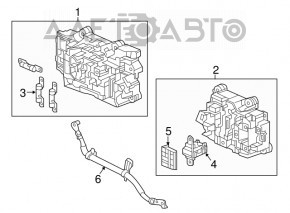Honda Accord 13-17 hybrid battery fuse box
