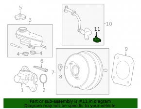 Chevrolet Camaro 16- Brake Booster Sensor