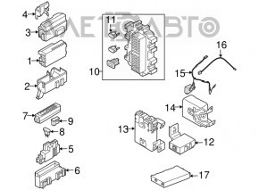 Transmission CVT Shift Lock Control Module Nissan Murano z50 03-08