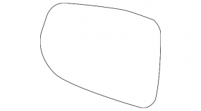 Right mirror element Volvo XC90 16-23