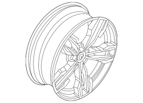 Wheel disk R21x8.5J BMW X3 G01 22-24 718M style