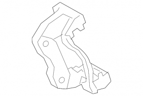 Rear left caliper bracket for Toyota Prius V 12-17