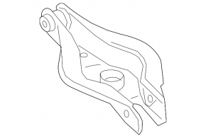 Lower control arm for rear left spring, Toyota Supra 20-26