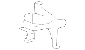 Lexus LS460 LS600h 07-17 Compressor Bracket