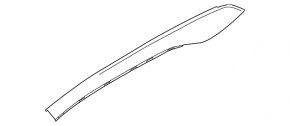 Roof lining right outer BMW i3 14-20 with molding and fasteners