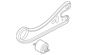 Rear right longitudinal control arm for Hyundai Azera 12-17