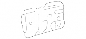 Front right side member nose bracket for Toyota Corolla e12 03-06