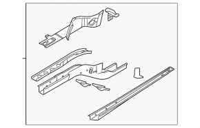 Front right quarter panel for VW Tiguan 09-18