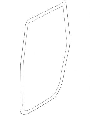 Door seal rear left Subaru Forester 14-18 SJ black