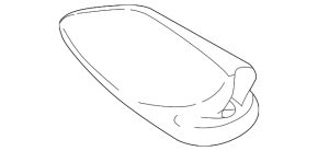 Antenna housing fin BMW i3 14-20