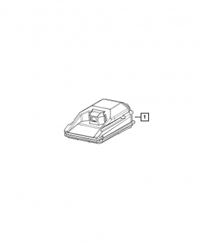 Front camera Jeep Cherokee KL 14-18