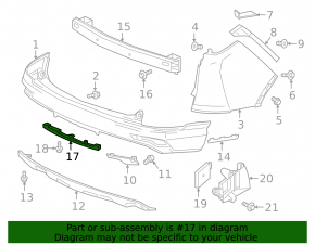 Foot operated trunk opening sensor Honda CRV 17-19 with bracket