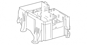 Lexus LX 22-26 underhood fuse box housing
