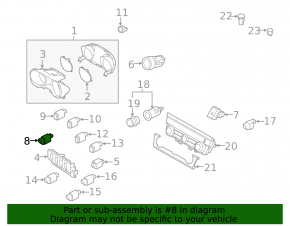Subaru Outback 15-19 Stabilization Disabling Button