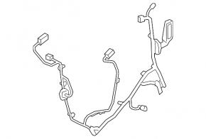 Trunk lid hinge left Chevrolet Camaro 16- coupe, type 2