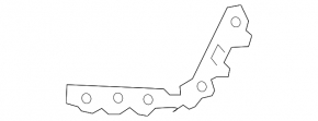 Rear bumper mount right Nissan Altima 19-