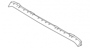 Subaru WRX 18-21 grille molding top