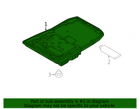 Automatic transmission pan for Porsche Panamera 10-16