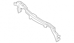 TV top bar Mercedes W213 E 17-23 plastic