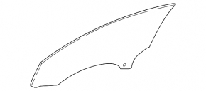 Glass of the rear right door Mercedes W213 E 17-23