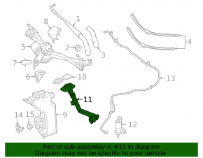 Mercedes W213 E 17-23 Windscreen Washer Reservoir Neck Without Cap