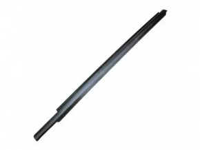 Molding door-glass central front left Ford Explorer 11-19 black