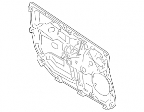 Front left window lift panel for Ford Fiesta 11-19