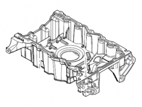 Engine sump Ford Explorer 13-19 3.5 T35PDED type 1
