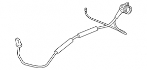 Charging Port Socket with Wiring Ford C-max MK2 13-17