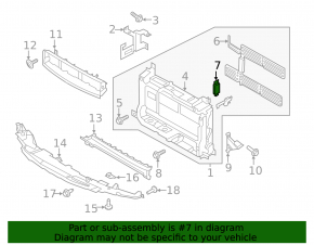 Radiator shutter motor Ford Ecosport 18-22 2.0