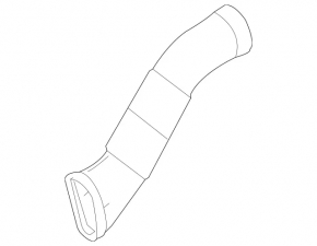 Air duct right Mercedes W164 ML X164 GL petrol