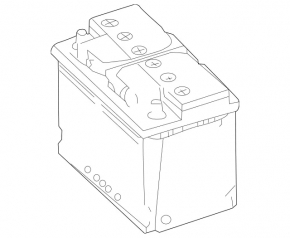 Battery 12v MERCEDES W211 E 02-09 95Ah 850A Euro AGM +-Reverse EXIDE