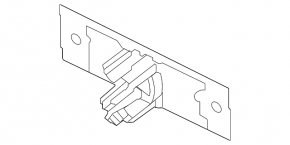 Rear Parktronic Bracket Inner Nissan Rogue 21-23